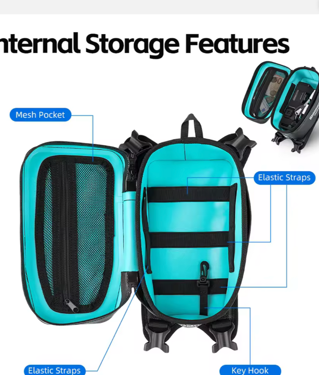 Bolsa de Depósito para Motocicleta Compacta de 2L Rhinowalk