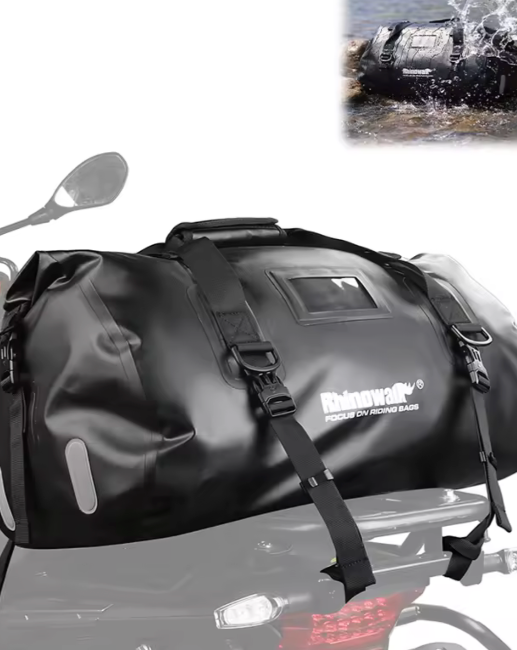 Bolsa Impermeable para Motocicleta Rhinowalk, 45L